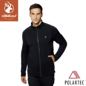 悠遊山水戶外生活館 【Wildland 荒野 男 Polartec PSP彈性功能外套《黑》】P2610/薄外套/刷毛外套/中層衣