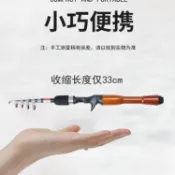 伸縮ML調萬能路亞杆振出碳素直柄筏竿海竿套裝