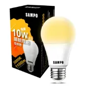 (店+)【SAMPO 聲寶】10WLED燈泡-黃光E27