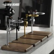 MHW-3BOMBER 轟炸機 Dunk 手沖咖啡支架 可伸縮調節 實木手沖架  V60濾杯手沖架 摺紙濾杯手沖架