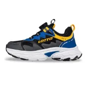 (店+)【LOTTO】樂得 官方 童   追風 轉扣避震跑鞋  (藍- LT5AKR0266)