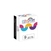 【COLOR24】for Brother TZ-221/TZe-221  白底黑字 副廠 相容標籤帶_寬度9mm(適用 PT-H110 /  PT-P300BT)