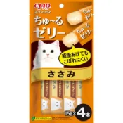 【公司貨】CIAO寒天 貓肉泥-雞肉+扇貝4p/貓零食
