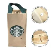 STARBUCKS 熱賣 星巴克帆布水瓶袋保溫杯手提袋
