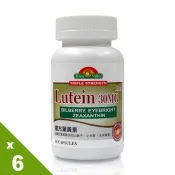 美國培恩-複方葉黃素30毫克60粒-6瓶入