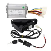 【Lixada】電機控制器油門腳踏板套件拉絲鋰電動自行車改裝36V 1000W