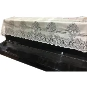 【小新樂器館】直立式鋼琴專用 半罩鋼琴布 適合所有直立式鋼琴，電鋼琴【蕾絲罩/鋼琴蓋布/鋼琴防滑墊】