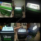 定制 汽車 頂燈 夜間安全燈 客製化 ubereats/foodpanda 光明燈 LED車頂燈 警示燈 外送車大箱車頂