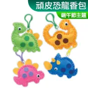 台灣現貨 DIY材料包 不織布 免剪裁 頑皮恐龍香包 端午節 香包 一入裝 露營 親子 幼稚園 小公園手作