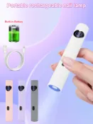 便攜式可充電UV LED迷你手持式指甲固化燈,適合家用、沙龍及美甲店使用