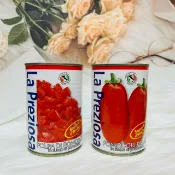 日韓小潼 義大利 La Preziosa 蕃茄罐頭 整顆蕃茄/切塊番茄 多款供選｜全店$299 全家取貨免運｜滿額折500｜APP下單最高賺19%點數⚡