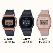 CASIO卡西歐 復古酒桶型電子錶(LW-204)