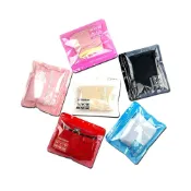 (店+)內褲包裝袋 透明夾鏈密封袋 內衣內褲通用包裝袋 加厚防塵拉鏈袋 男女內褲分裝袋 網拍出貨服飾包材 多色包裝袋