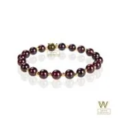 【w-jewelry】魅力十足紅石榴手鍊7mm(004-1)