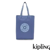 Kipling 青藍色可摺疊收納托特包-HIP HURRAY 6