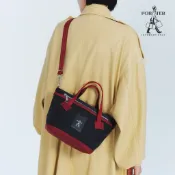 【全網最低價🔥全新官方正品】PORTER INTERNATIONAL LUXY 手提包(S) - 深藍配紅