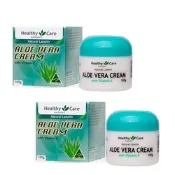 澳洲 Healthy care 綿羊蘆薈潤澤霜含維他命E(2入組 100g/罐) 即期品-2027年3月到期