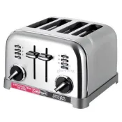 [Cuisinart] CPT-180 4 片金屬經典烤箱烤麵包機 - 完美烤麵包的終極廚房電器