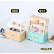 (店+)迷你仿真 關東煮 黑輪 米血 麵包櫃 明組 蛋糕櫃 小吃部 商店 攤販 娃娃屋 袖珍 食玩 微縮 微景觀 模型