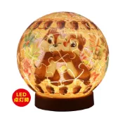 〈熊葛〉 全新現貨正版 日版 Yanoman 立體拼圖 拼圖 80片 夜燈 奇奇蒂蒂 奇奇 蒂蒂 花栗鼠 小夜燈