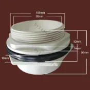 【台灣熱銷】冷卻塔接頭pvc 耐高溫抗老化 索結  水塔水箱接頭帆布魚池排水口 嚴選材質 