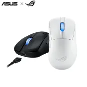 【HOTAI購】【ASUS華碩】ROG Keris II Ace 三模電競滑鼠(黑/白/有線-無線-藍芽/42000Dpi/無線4K有線8K輪詢率/2年保固)