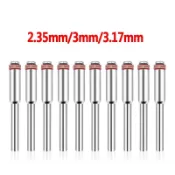 8 件裝 Dremel 配件 3 毫米微型夾緊連桿拋光輪心軸切割輪架用於旋轉工具