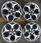 【美麗輪胎館 中古物流區】FORD福特FOCUS SP04 16吋 5孔108 7J ET50 五爪Y字樣式 亮銀