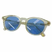 【DOKODEMO】成色極佳 ▼ TOM FORD TF1123 D淨化草本 Boston Eyewear 太陽眼鏡淨CLEAR金色鏡片：藍色 49□21-145 示範鏡片 義大利製造 男士