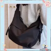 INDOOMS👜斜挎包女包2026新款餃子包女大容量包包女通勤單肩運動百搭餃包女