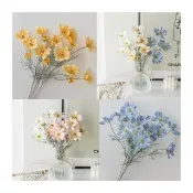 仿真波斯菊小雛菊3支送花套(生日 派對 求婚告白 七夕 畢業 送禮 小禮物 氣球 居家 布置)