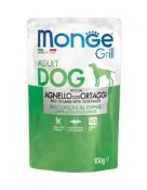 【福爾摩沙寵物精品】Monge 瑪恩吉 Grill炙燒無穀系列 無穀主食犬餐包 成犬(羊肉+蔬菜)