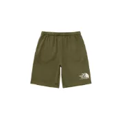 (店+)【The North Face】北面THE NORTH FACE Urban Exploration SS22 純色logo印花透氣休閒短褲 男女同款情侶款 綠色