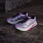adidas 慢跑鞋 Adizero Boston 13 W 女鞋 紫 銀 緩震 運動鞋 中長距離 愛迪達 JS4955