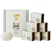藥師堂 尊馬油 石鹼 洗面皂 / 沐浴皂禮盒 85gx6入 【樂購RAGO】 日本製