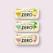 韓國 樂天 LOTTE ZERO 無糖檸檬薄荷糖 無糖薄荷糖 無糖水蜜桃薄荷糖 28g