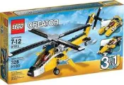 LEGO 31023樂高益智積木CREATOR創意百變大師系列-6合1黃色競速直升機似阿帕契AH-64 絕版