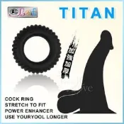 (送潤滑液) 【BAILE】TITAN 高級加厚型鎖精加強環 - A款 o情趣用品GENMU.R-20睡衣自慰