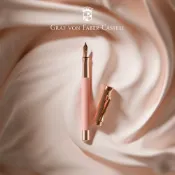 【遠東百貨】【Graf Von Faber-Castell】玫瑰金繩紋飾系列-玫瑰鋼筆 台灣伯爵 伯爵頂級精筆✿50B004