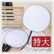 【winshop】B3421空白絹布宮廷扇-特大 /中國風宮廷圓扇/絹扇/蒲扇/彩繪空白扇子/美勞作美術教材/DIY彩繪
