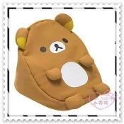 【買動漫】♥小花花日本精品♥《Rilakkuma》拉拉熊 懶懶熊 眼鏡架 置物架 手機架 多功能收納架 坐姿 大臉 黃色