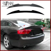 適用於【奧迪audi A5 8T 2007-2016 Sportback四門M4刀锋款】尾翼定風翼後擾流板鴨尾尾翼改裝件
