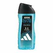 屈臣氏Watsons 愛迪達男性三合一潔顏洗髮沐浴露(超越沁涼) 250ml