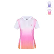 【FILA】女性 短袖POLO衫-粉色 5POZ-5006-PK