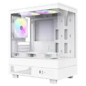 【紐頓e世界】darkFlash 大飛 MOTI MINI 機殼 白色【M-ATX/顯卡長30.5cm/CPU高18cm/預裝RGB定光風扇x5】