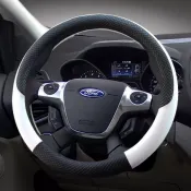 福特專用 Ford方向盤套 Focus Kuga Fiesta Ranger Mondeo 四季通用車把套 方向盤皮套