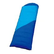 【露營睡袋 登山睡袋】DJ-9005B 探險家天然羽毛睡袋-台灣製-藍色 冬天睡袋 保暖睡袋 旅行睡袋【小安批發賣場】