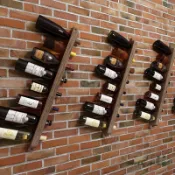 紫菀百貨店 壁掛式 家用 酒架 酒吧 紅酒 簡約創意 葡萄酒架 紅酒瓶掛墻啤酒