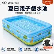 WTHB 充氣泳池 免運送泵 兒童游泳池 家庭充氣水池 加厚折疊戶外露營戲水池 寶寶球池