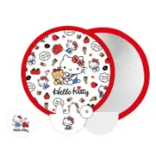 臺灣現/🎀扇子 古風扇 清涼扇HelloKitty摺疊扇子反光板扇子少女夏季團扇古風拍攝道具迷你便攜